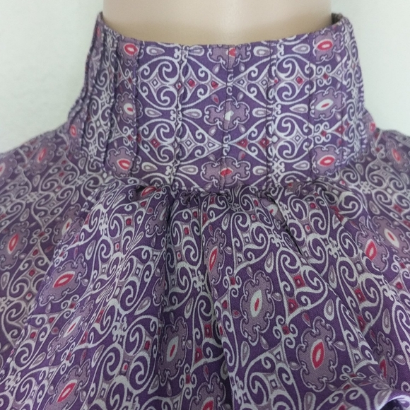 [Original Penguin] Ruffle Front Mock Turtleneck XS - Picture 3 of 7